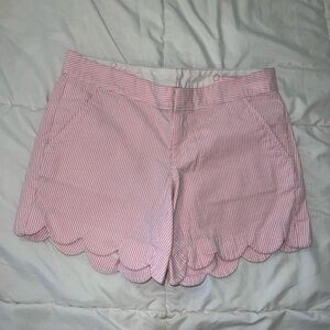 Lilly Pulitzer pink Buttercup‎ seersucker shorts size 0